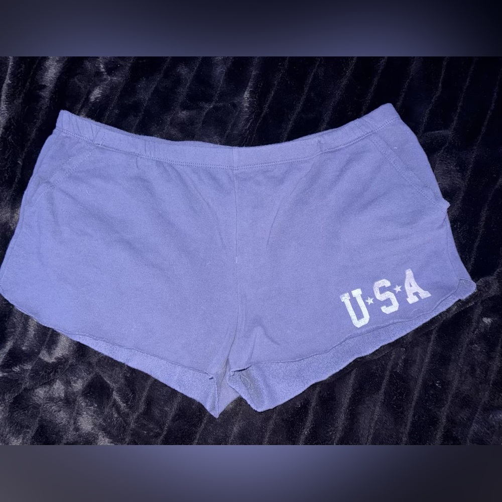 Grayson Threads gray Blue Athletic Shorts USA Design size XXL